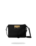 SPRAYGROUND Gold Brick Drip Crossover Clutch — product image 1