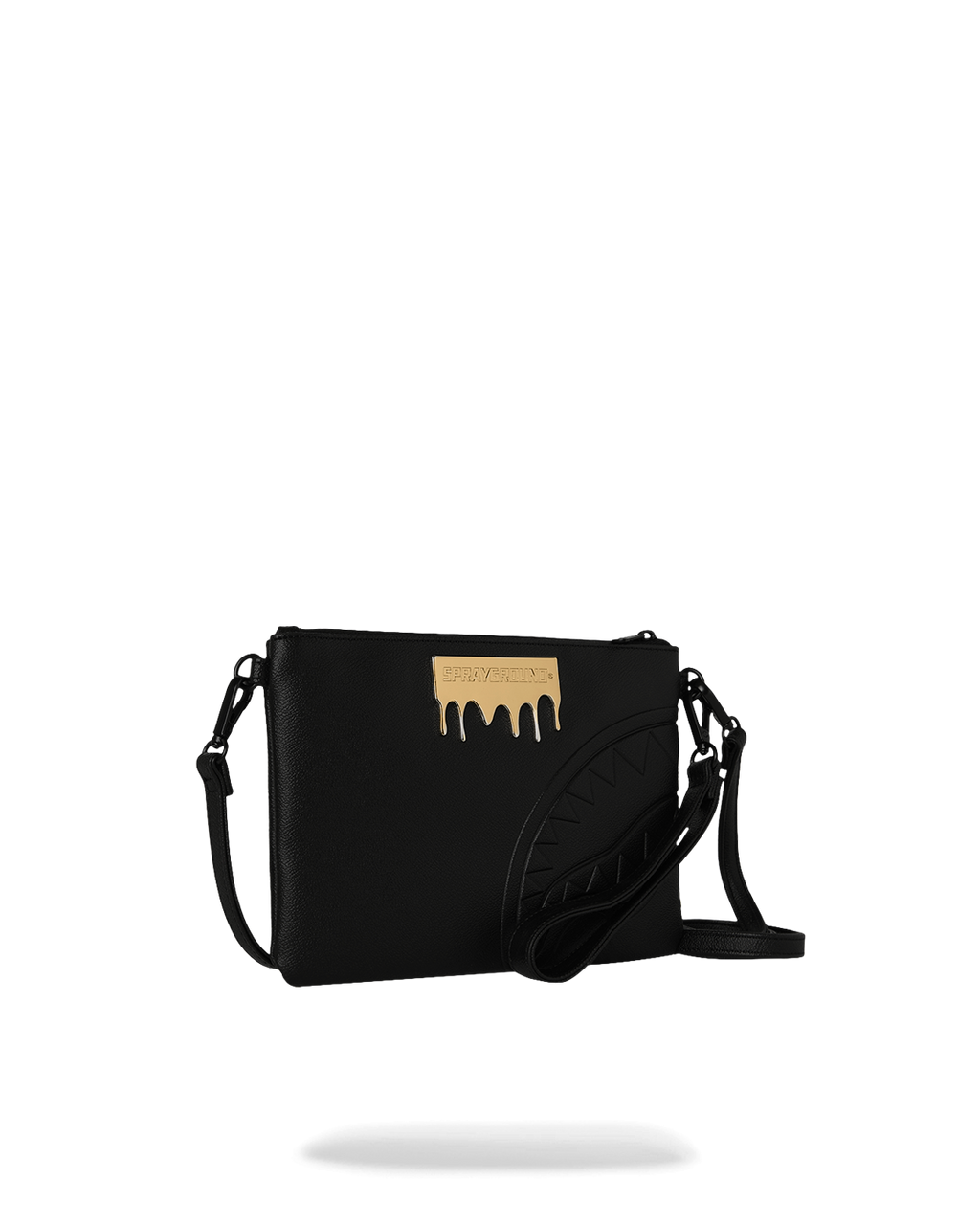 SPRAYGROUND Gold Brick Drip Crossover Clutch — product image 3