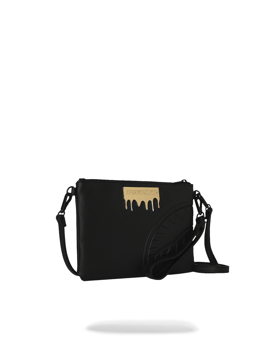 SPRAYGROUND Gold Brick Drip Crossover Clutch — product image 3