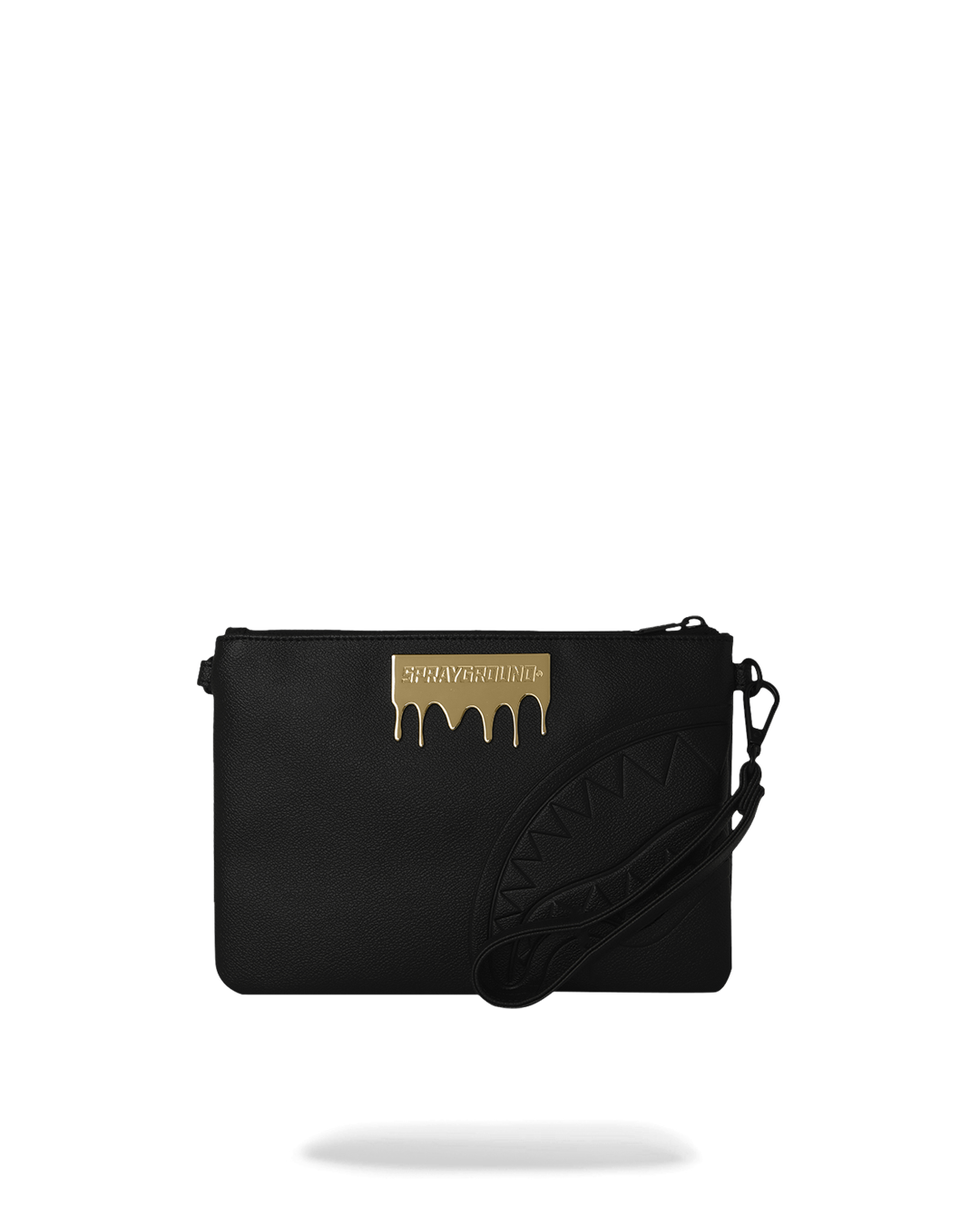 SPRAYGROUND Gold Brick Drip Crossover Clutch — product image 4