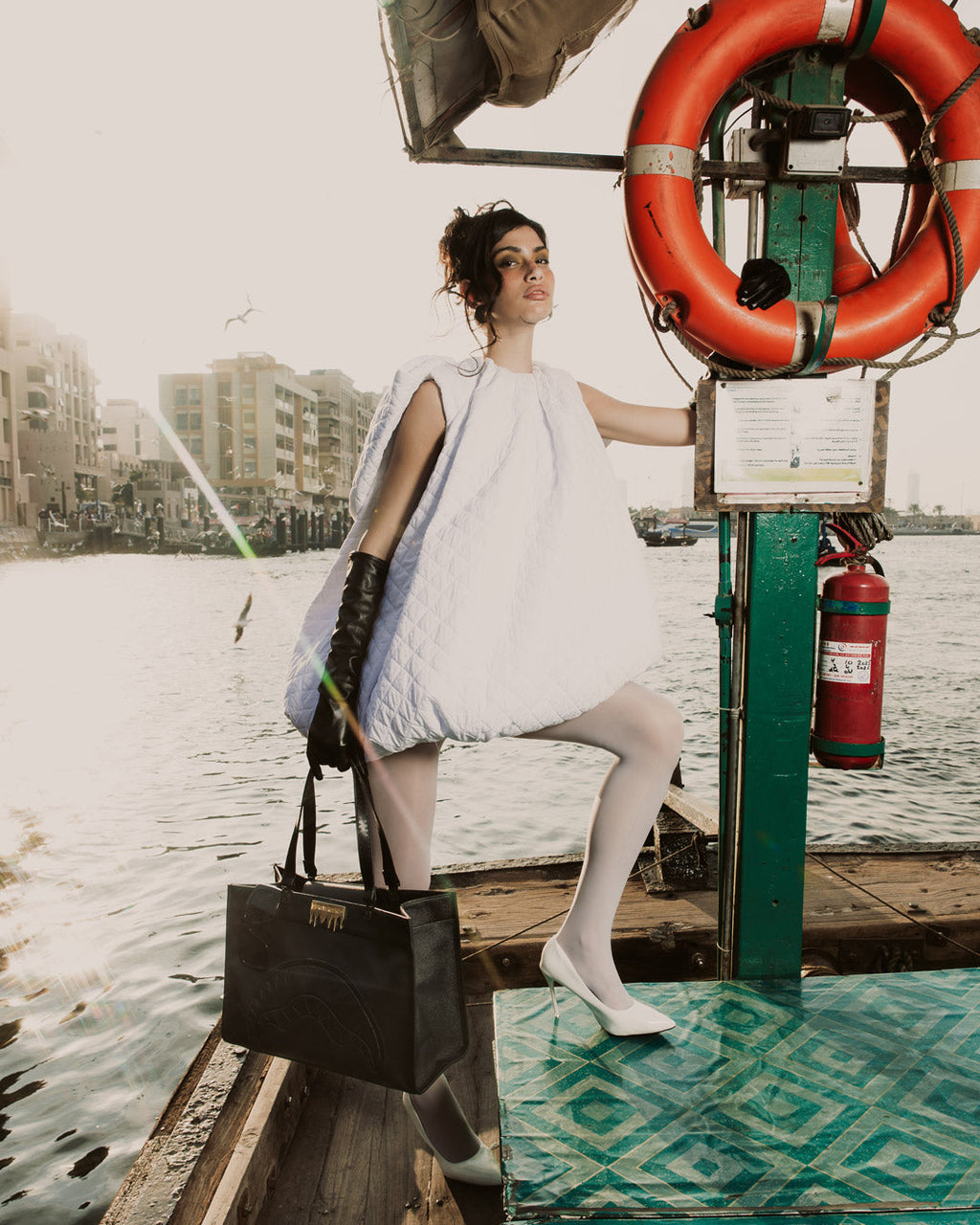SPRAYGROUND Gold Brick Drip Tortuga Tote — product image 2
