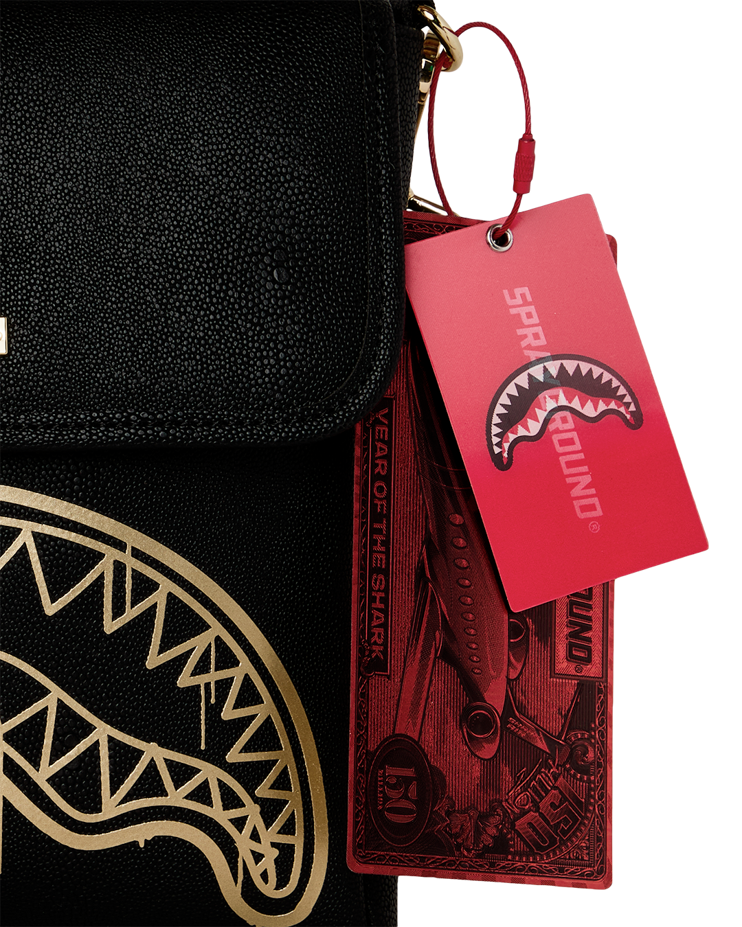 SPRAYGROUND Gold Fang Messenger Sling — product image 7