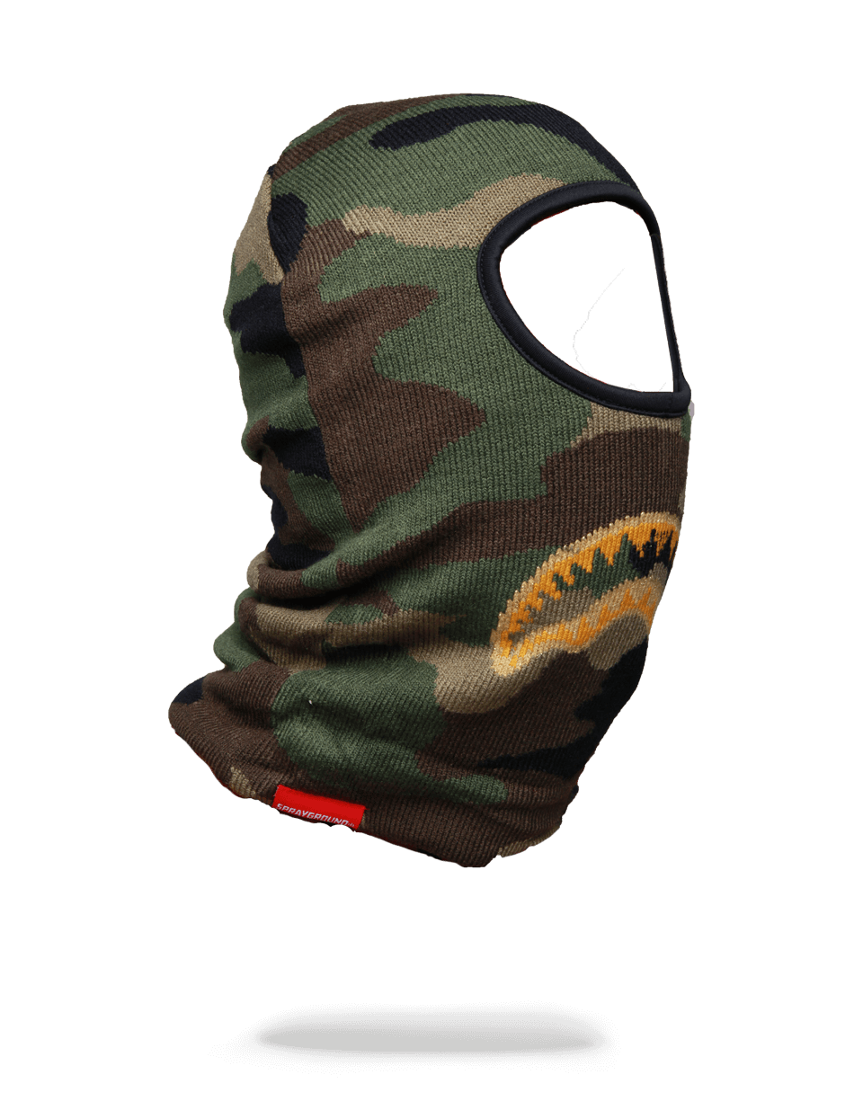 SPRAYGROUND Gold Knit Shark Mouth Ski Mask — product image 2