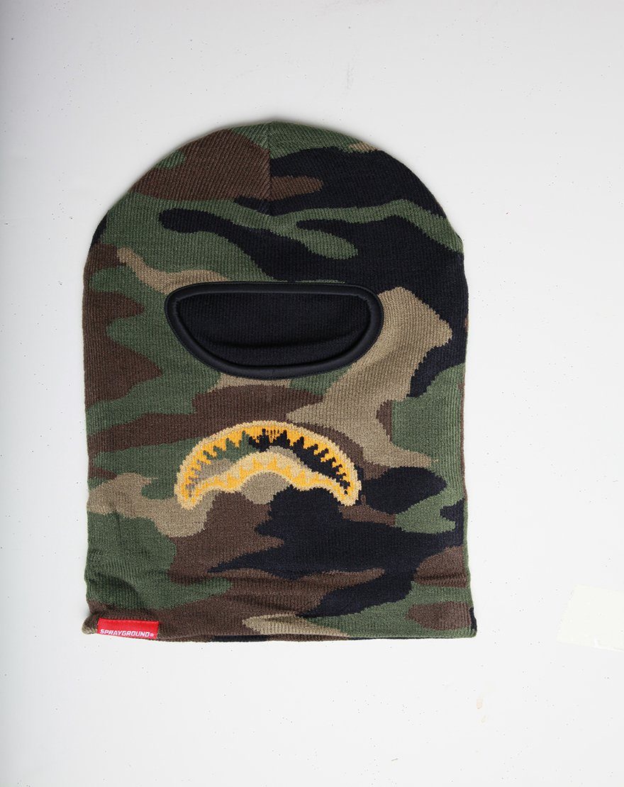 SPRAYGROUND Gold Knit Shark Mouth Ski Mask — product image 4