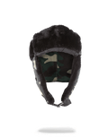 SPRAYGROUND Gold Stencil Camo Aviator Hat — product image 1