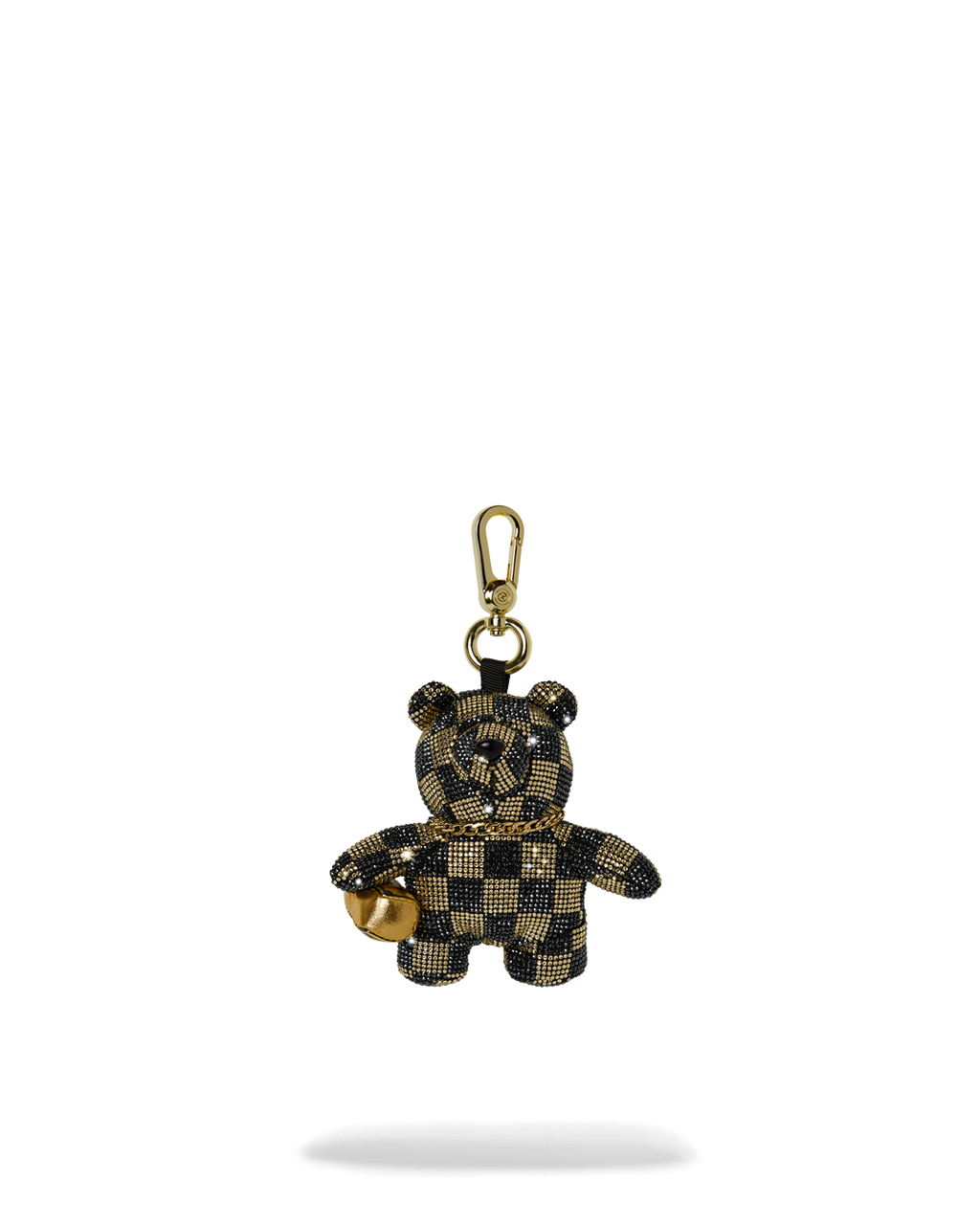 SPRAYGROUND Goldheart Shark Drip Bear Cub Keychain — product image 1