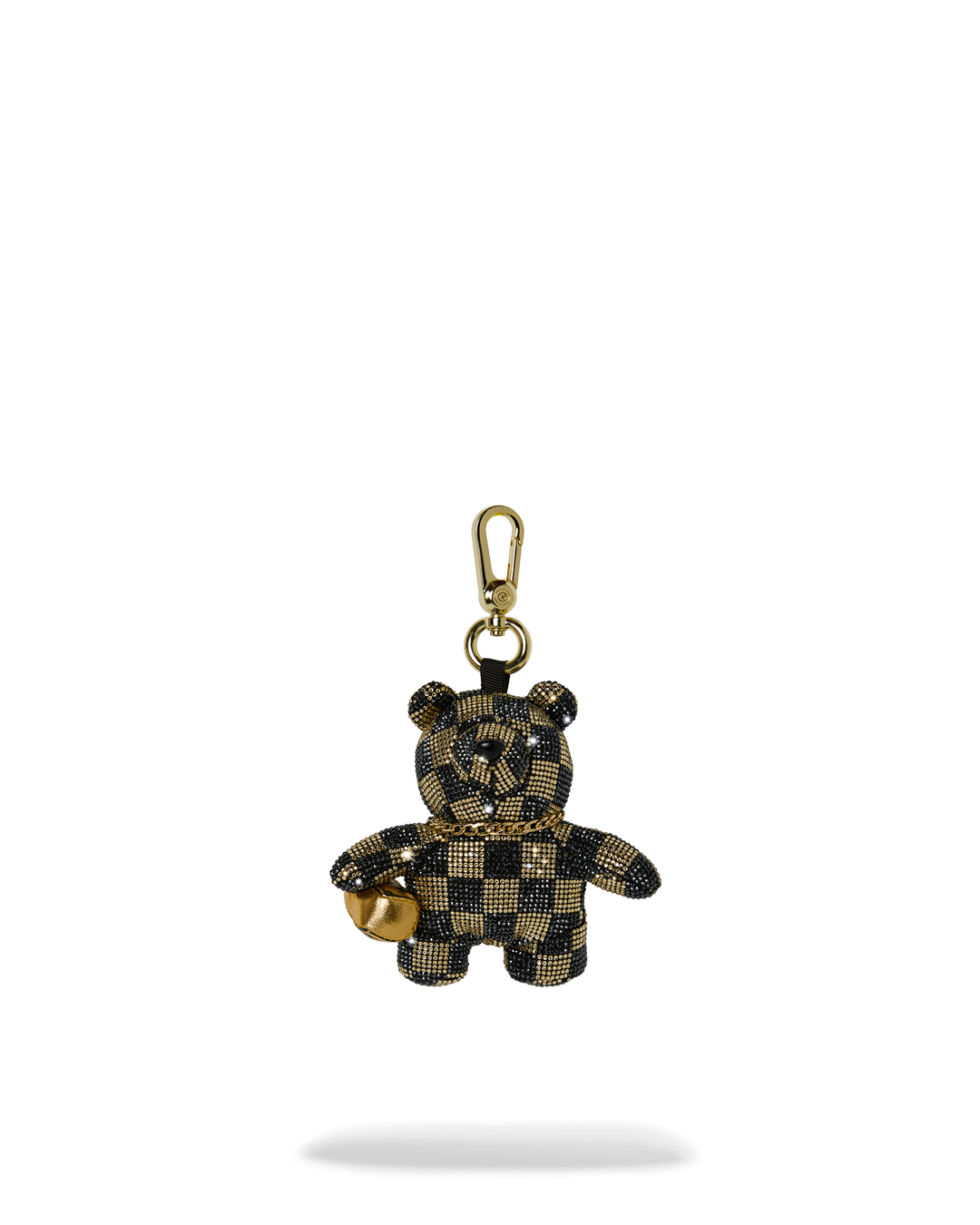 SPRAYGROUND Goldheart Shark Drip Bear Cub Keychain — product image 1