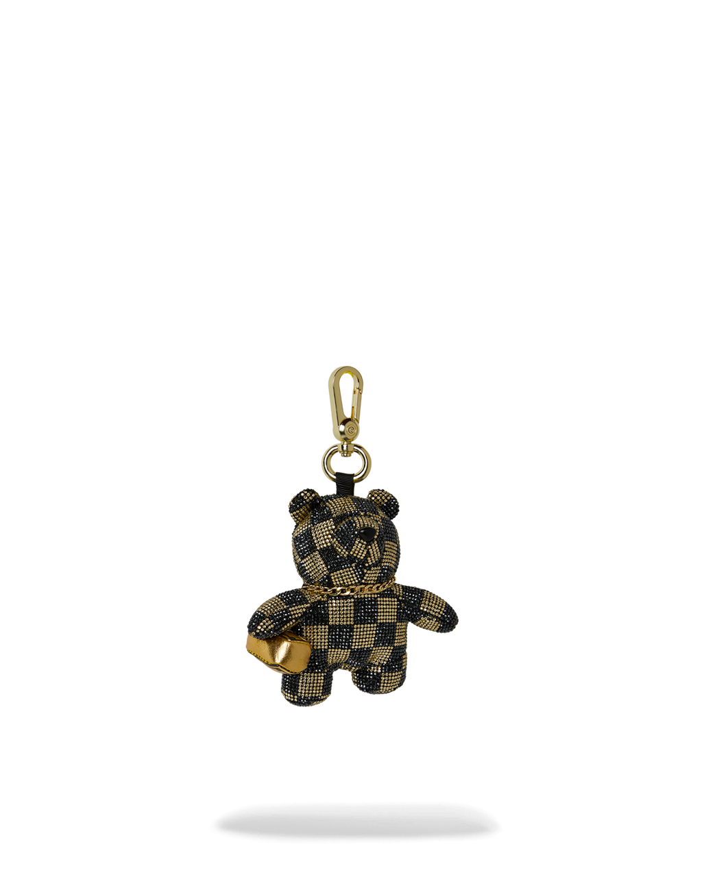 SPRAYGROUND Goldheart Shark Drip Bear Cub Keychain — product image 3