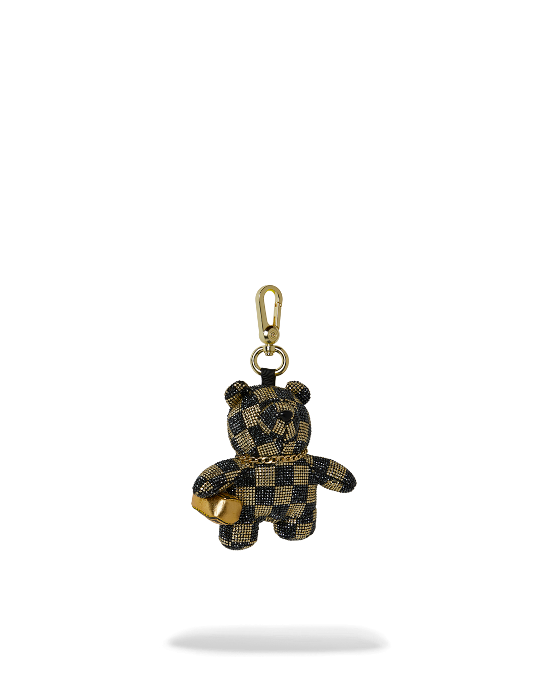 SPRAYGROUND Goldheart Shark Drip Bear Cub Keychain — product image 3