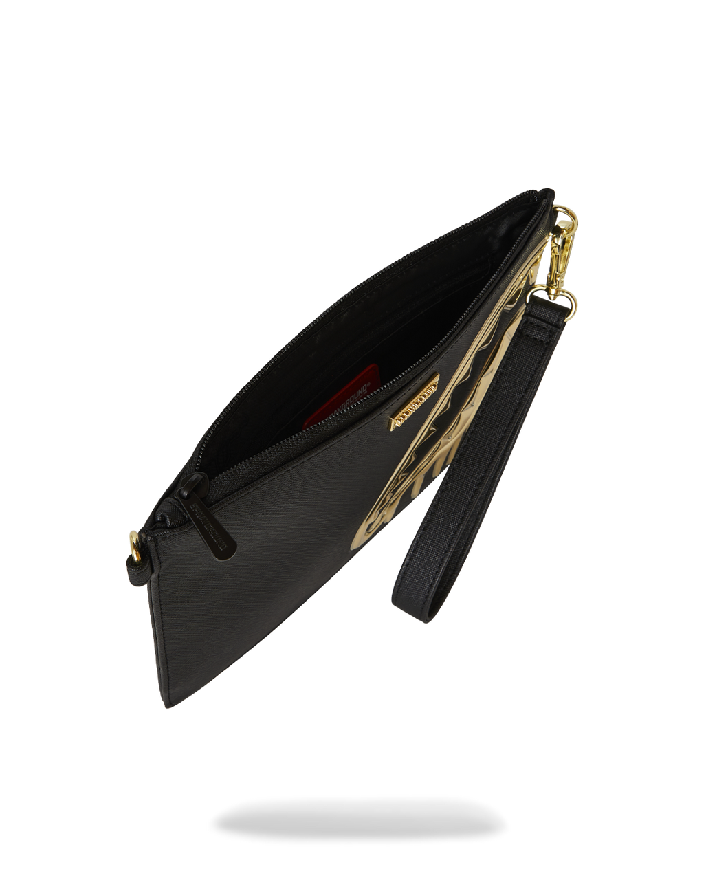 SPRAYGROUND Goldheart Shark Drip Crossover Clutch — product image 6