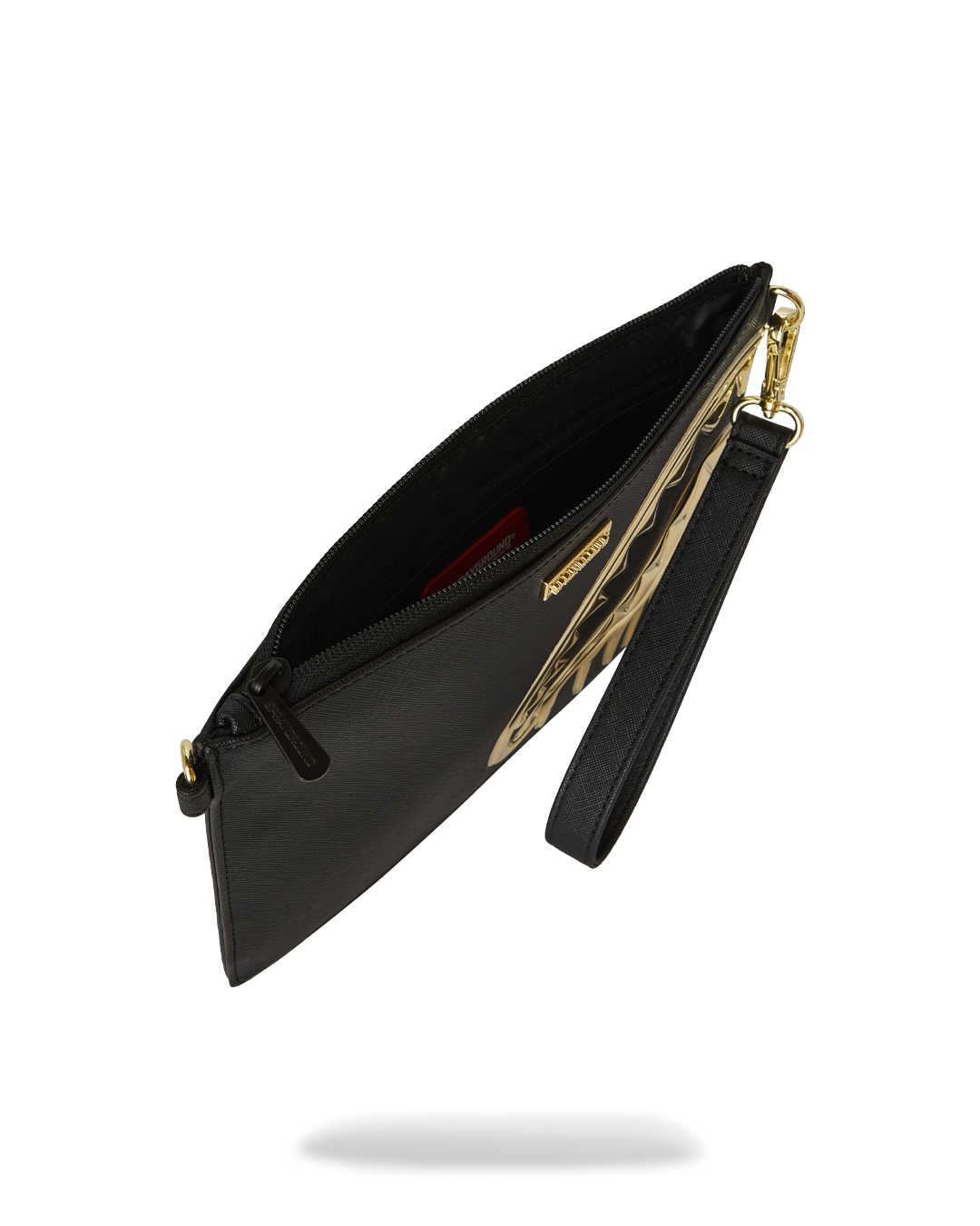 SPRAYGROUND Goldheart Shark Drip Crossover Clutch — product image 6