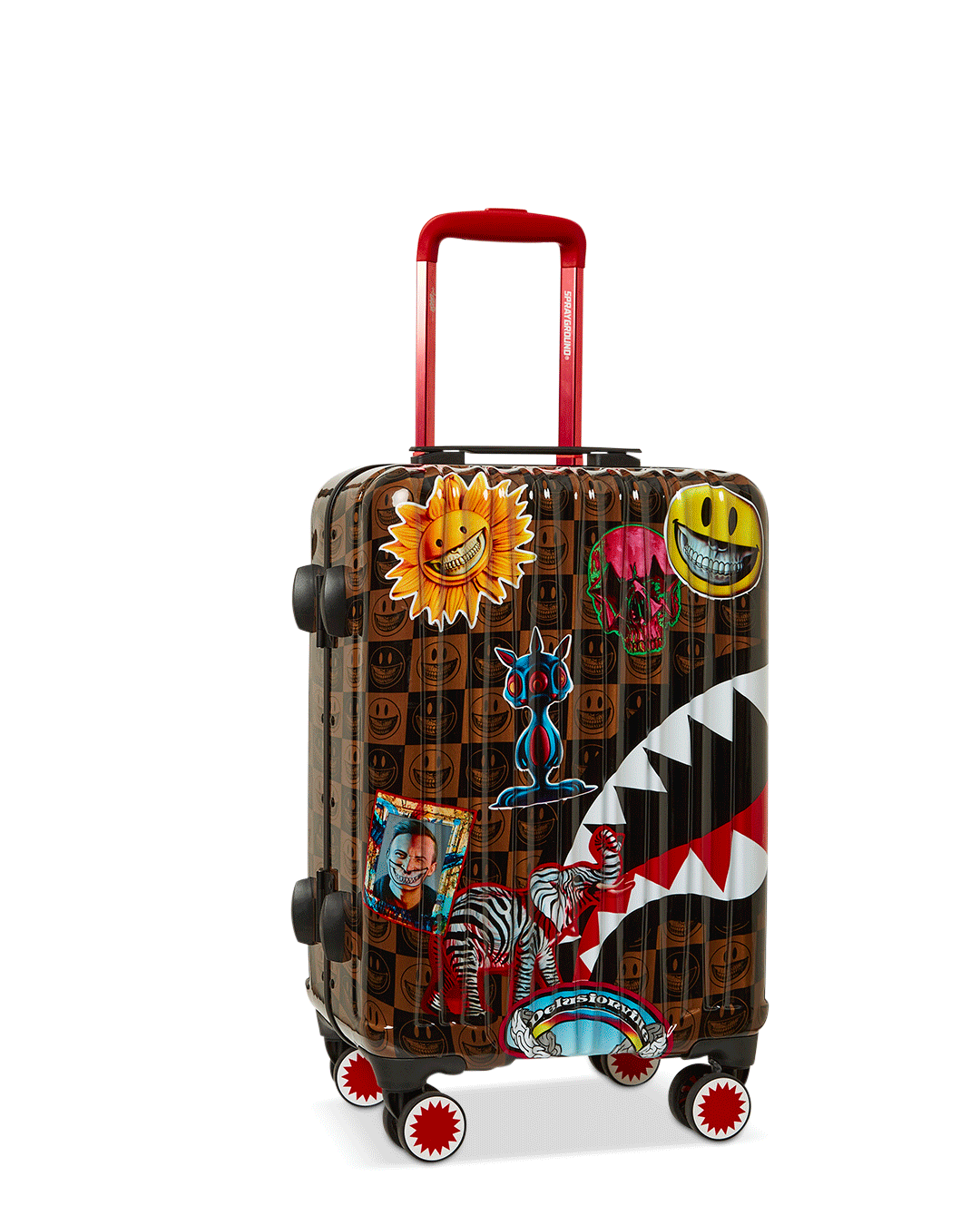 SPRAYGROUND Global Mogul Popaganda Ron English Edition Hardshell Carry-On Luggage — product image 1