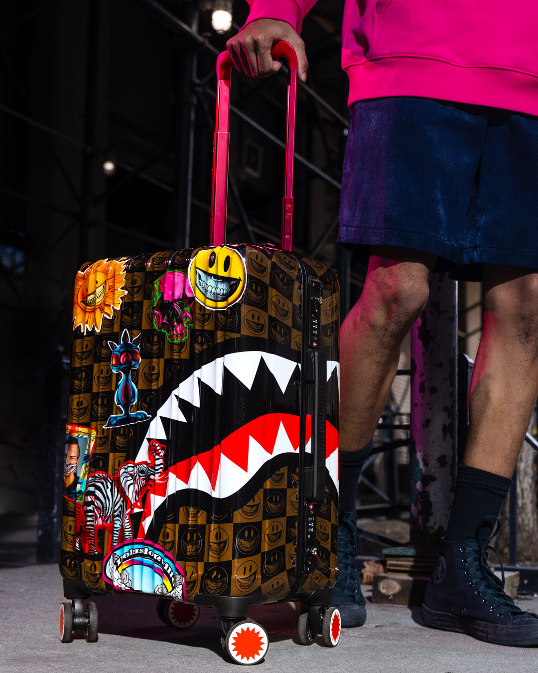SPRAYGROUND Global Mogul Popaganda Ron English Edition Hardshell Carry-On Luggage — product image 4