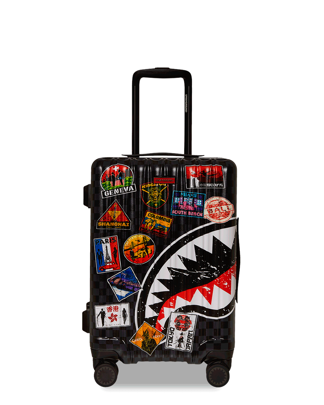 SPRAYGROUND Global Mogul Unlimited Miles Sharknautics Hardshell Carry-On Luggage — product image 1