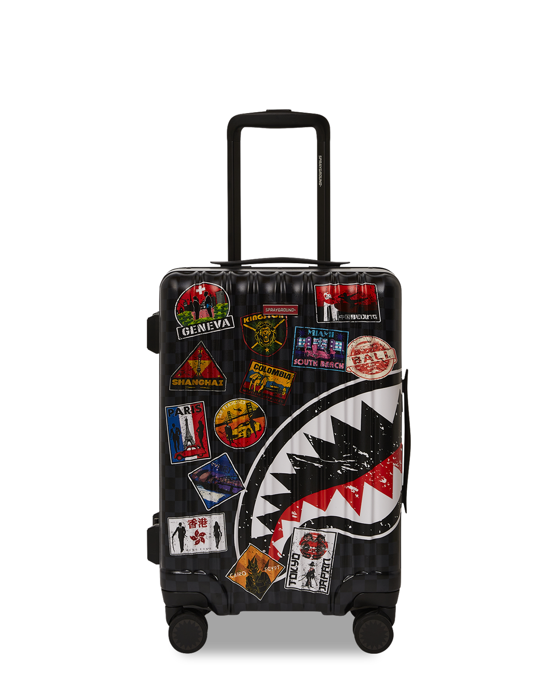 SPRAYGROUND Global Mogul Unlimited Miles Sharknautics Hardshell Carry-On Luggage — product image 3
