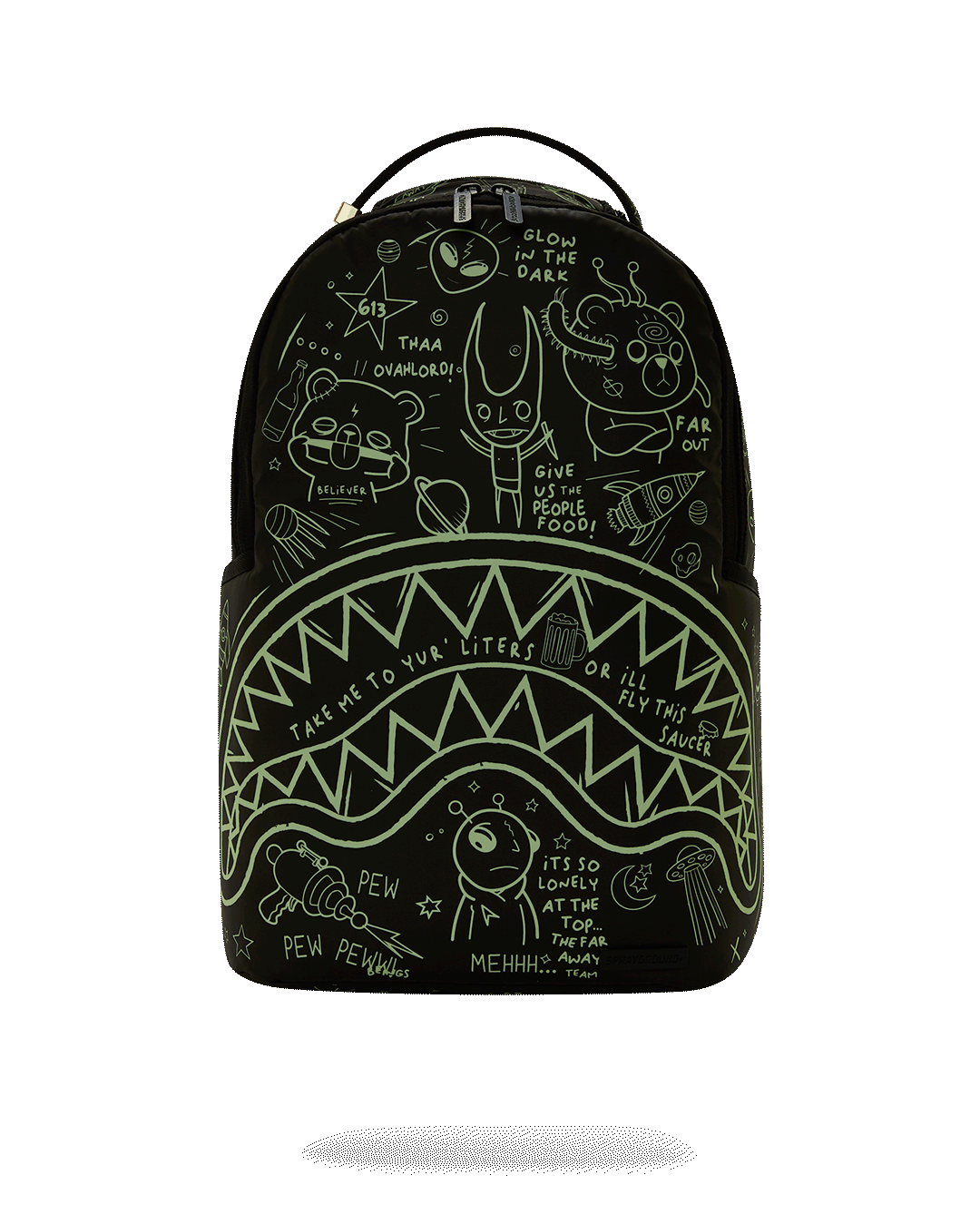 SPRAYGROUND Glow The Space Backpack (Glow In The Dark Effect) — product image 1