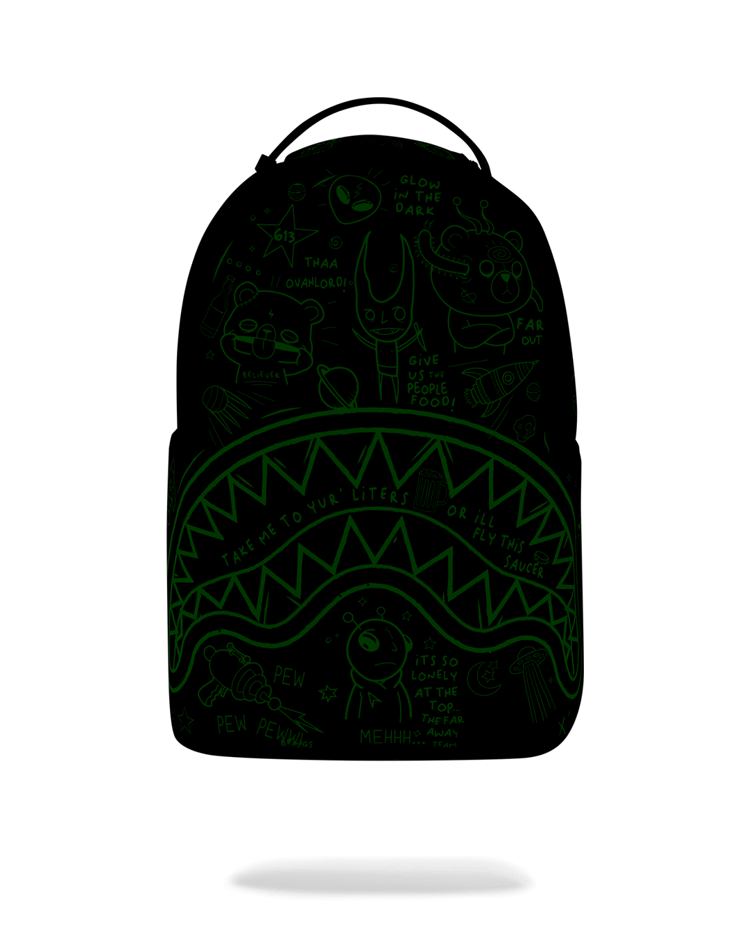 SPRAYGROUND Glow The Space Backpack (Glow In The Dark Effect) — product image 3