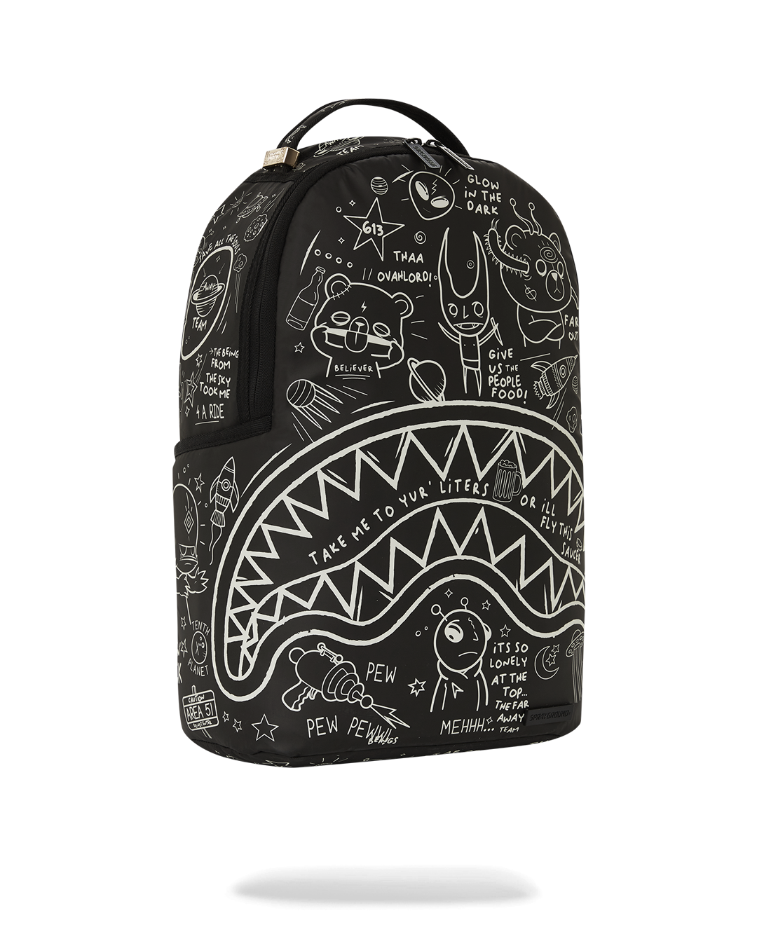 SPRAYGROUND Glow The Space Backpack (Glow In The Dark Effect) — product image 7