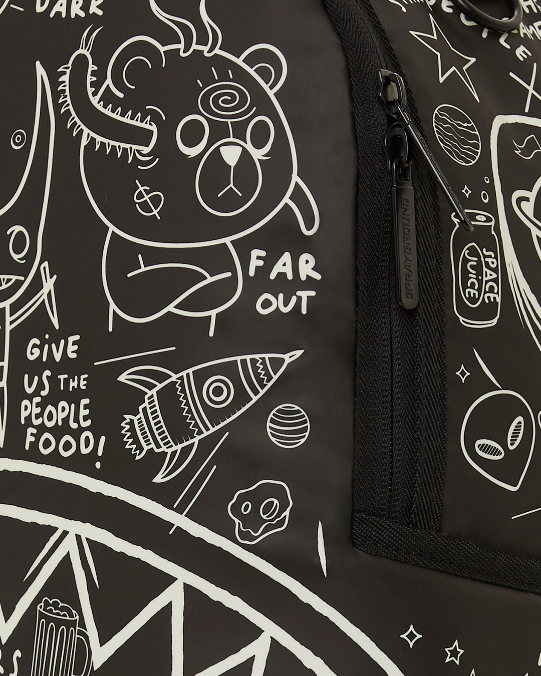 SPRAYGROUND Glow The Space Backpack (Glow In The Dark Effect) — product image 13