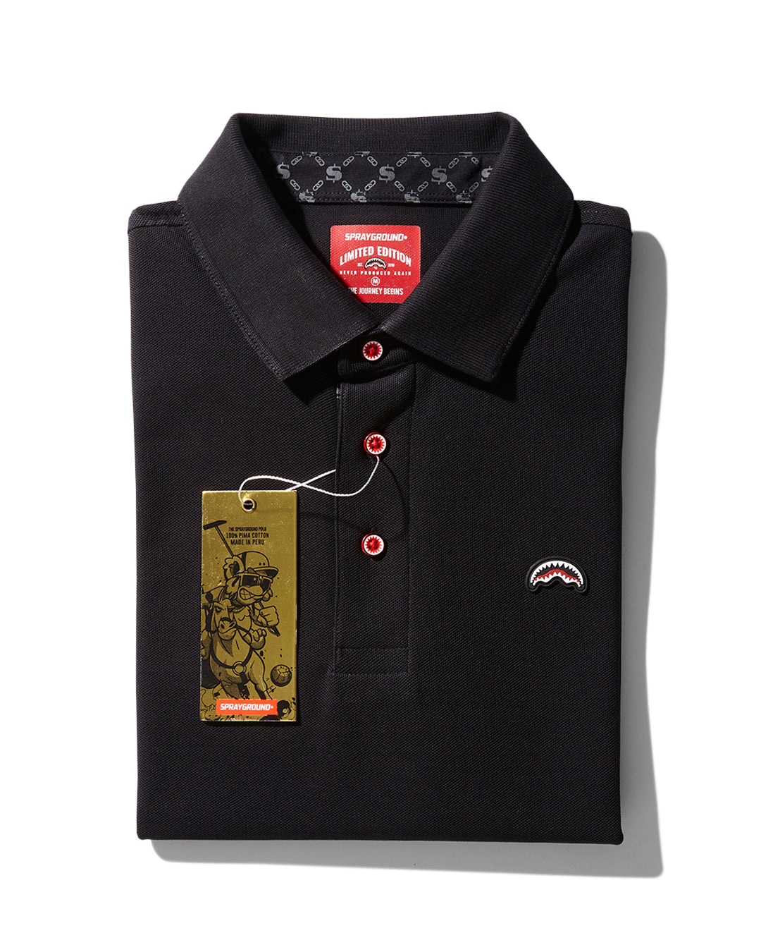 SPRAYGROUND Godfather Pima Cotton Made In Peru Polo — product image 22