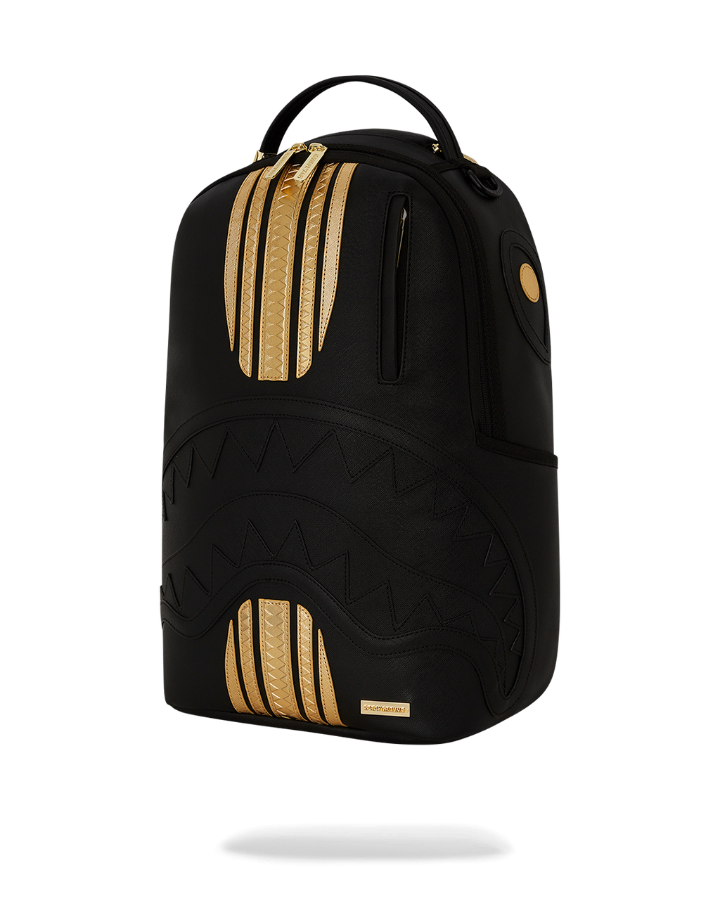 SPRAYGROUND Gold And Black Racing Stripes Backpack — product image 9