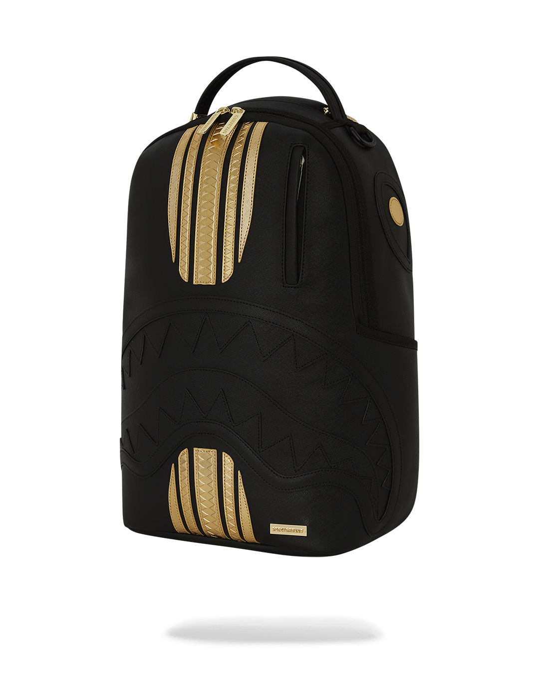 SPRAYGROUND Gold And Black Racing Stripes Backpack — product image 9