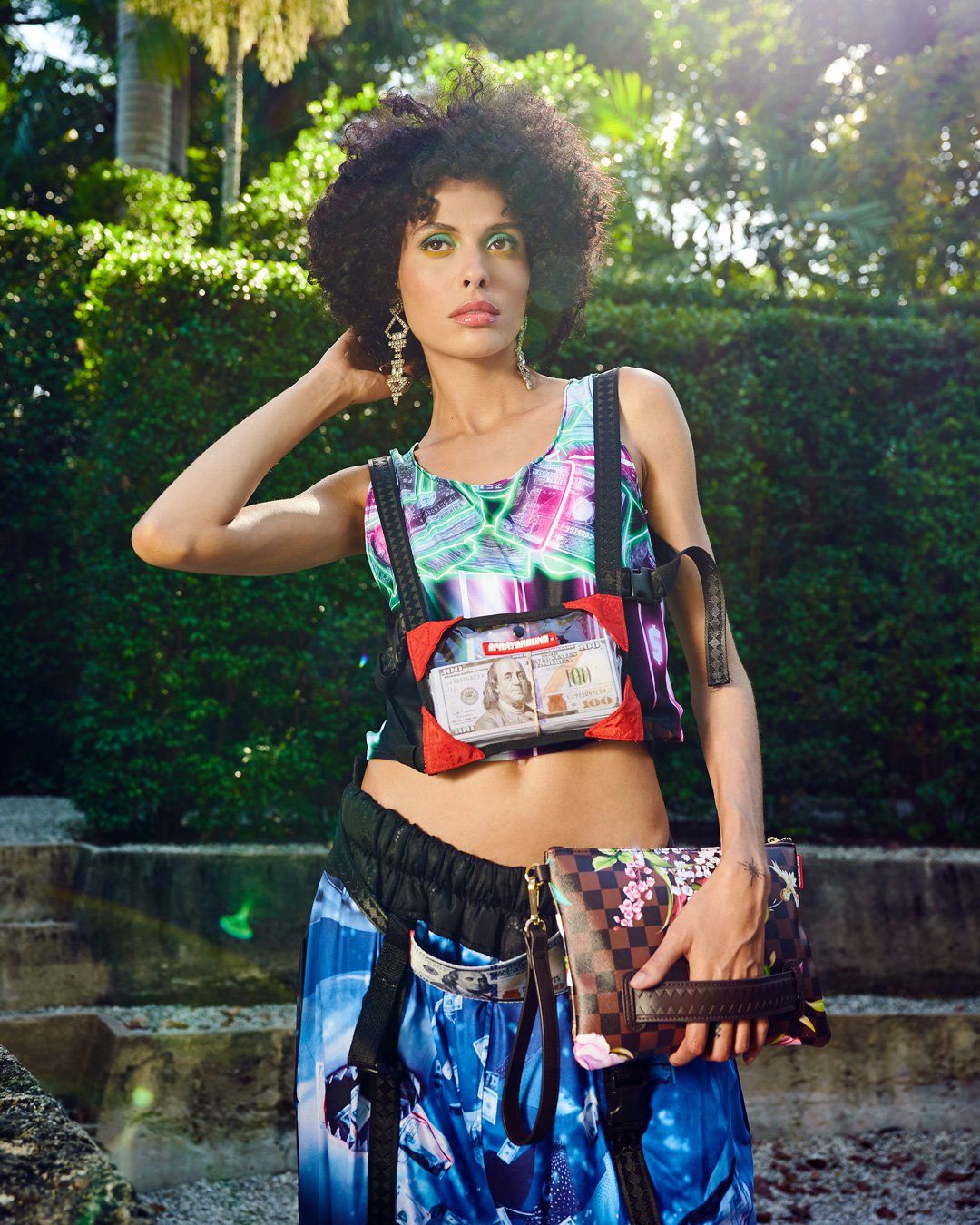 SPRAYGROUND Garden Of Sharks Crossover Clutch — product image 6