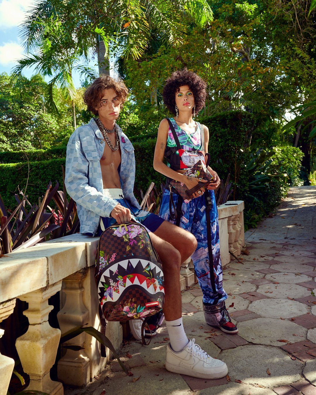 SPRAYGROUND Garden Of Sharks Crossover Clutch — product image 8