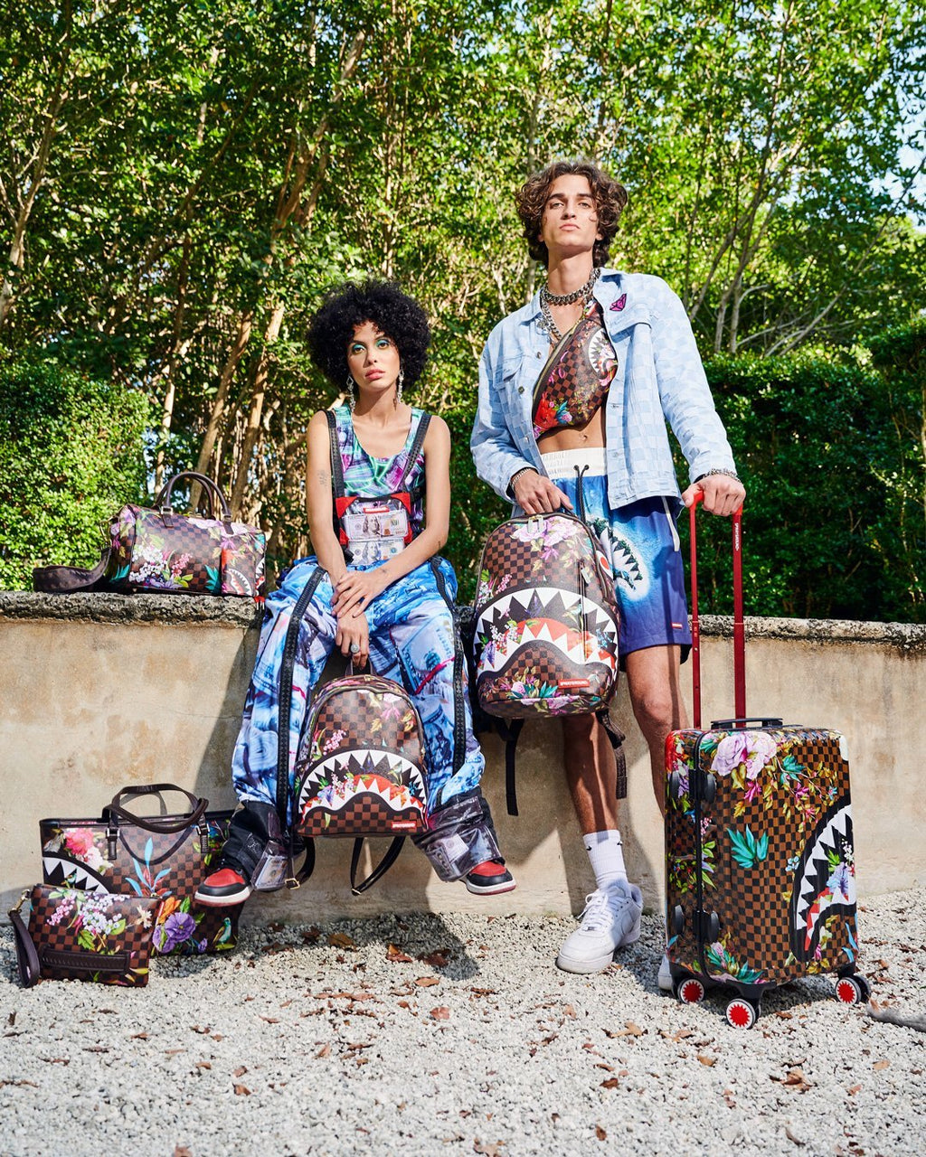 SPRAYGROUND Garden Of Sharks Crossover Clutch — product image 9