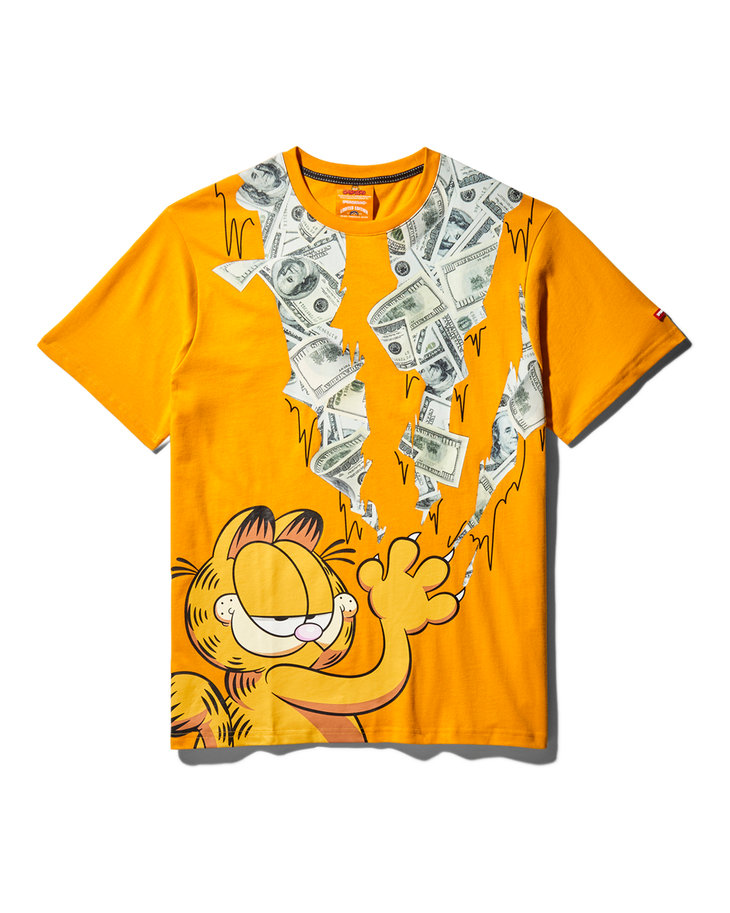 SPRAYGROUND Garfield Cat Stratch Graphic T-Shirt (Orange) — product image 1