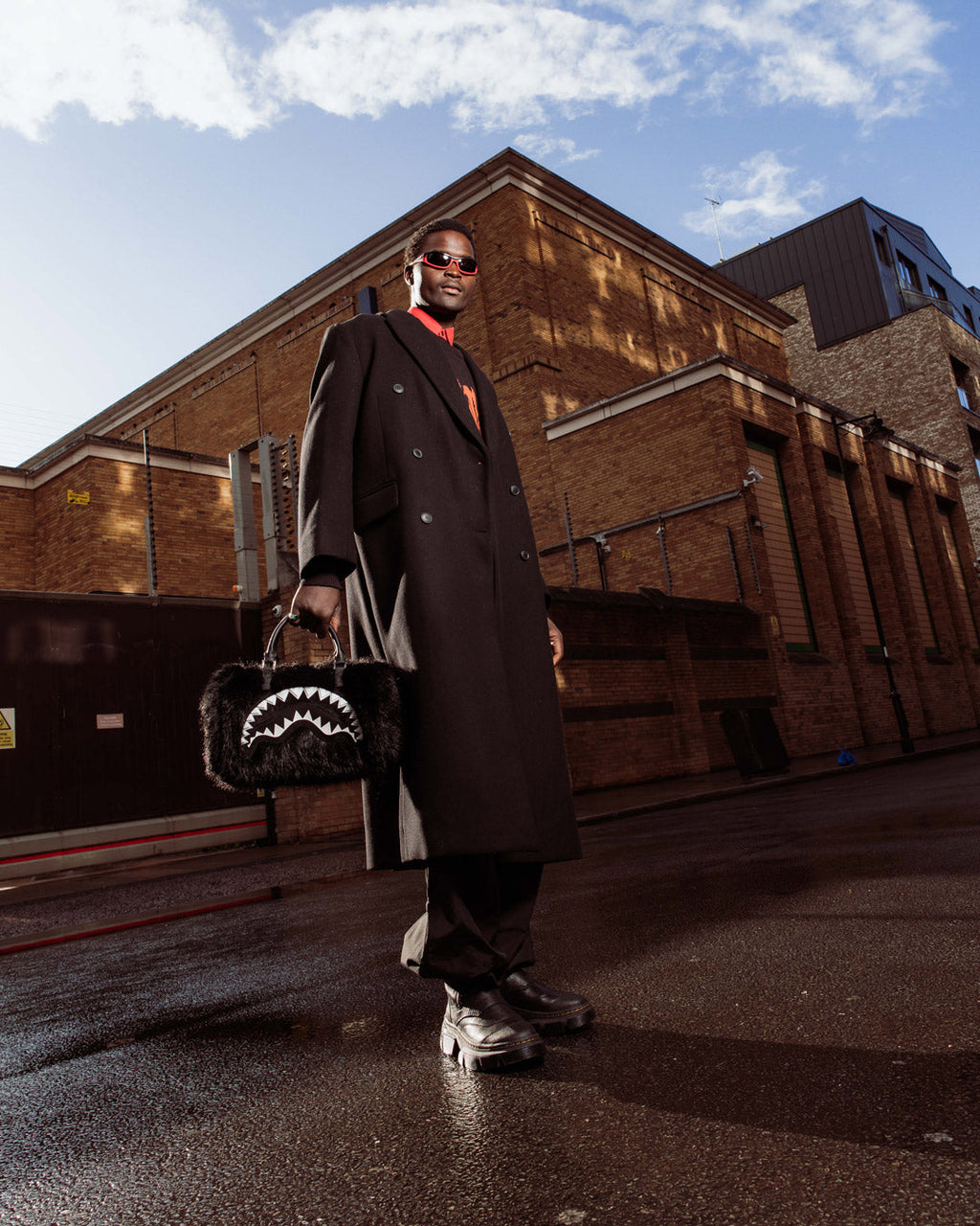 SPRAYGROUND Furzilla Shark (Night) Mini Duffle — product image 4