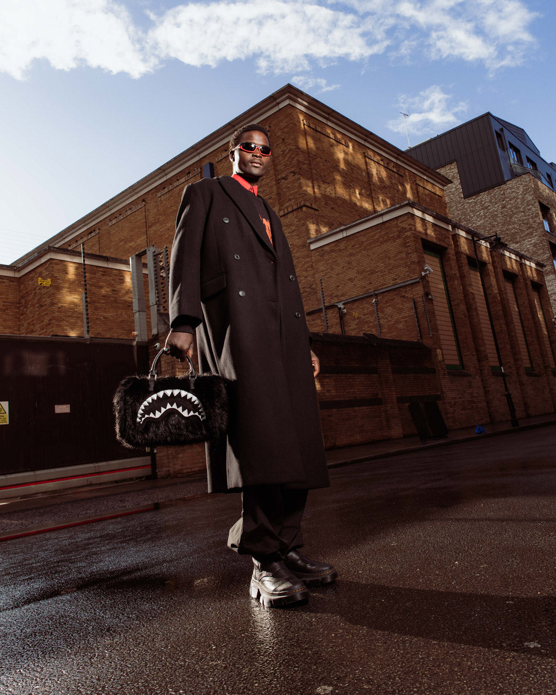 SPRAYGROUND Furzilla Shark (Night) Mini Duffle — product image 4