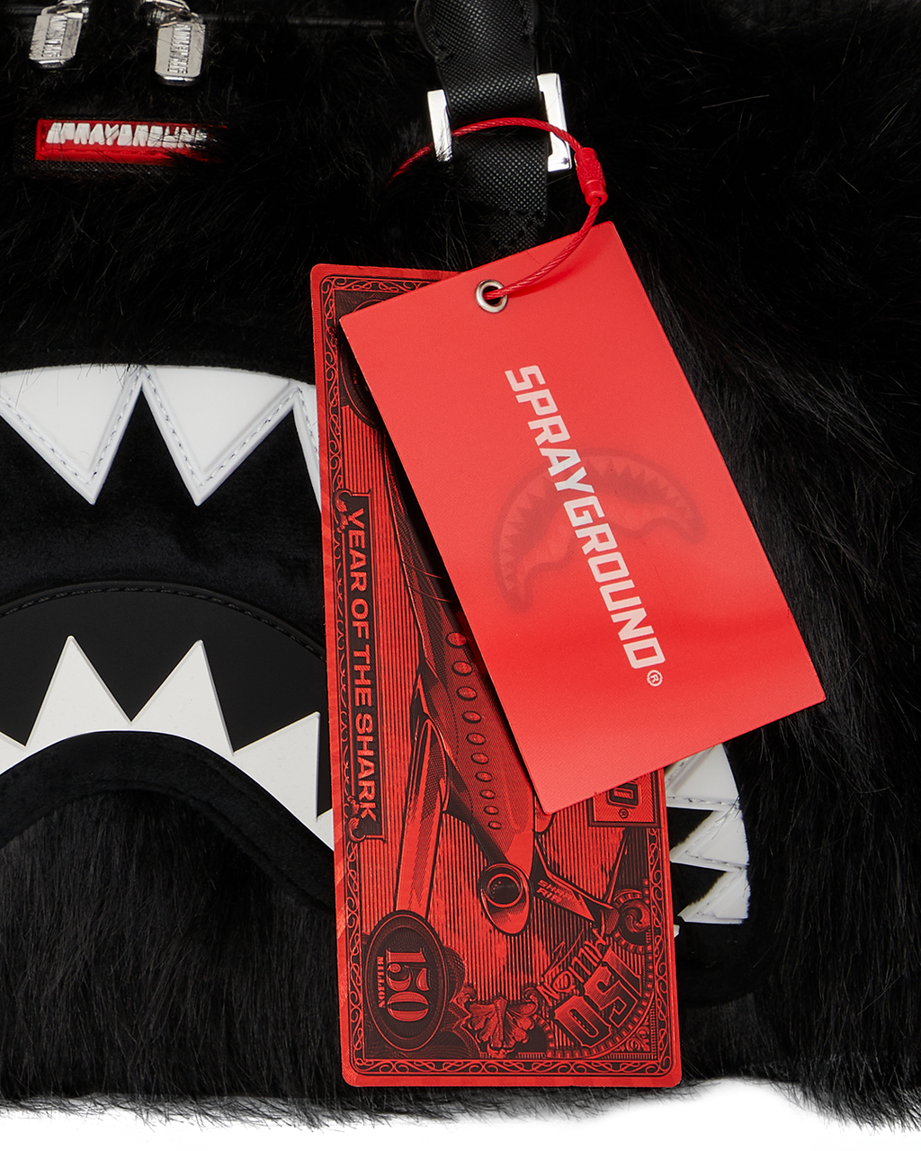 SPRAYGROUND Furzilla Shark (Night) Mini Duffle — product image 12