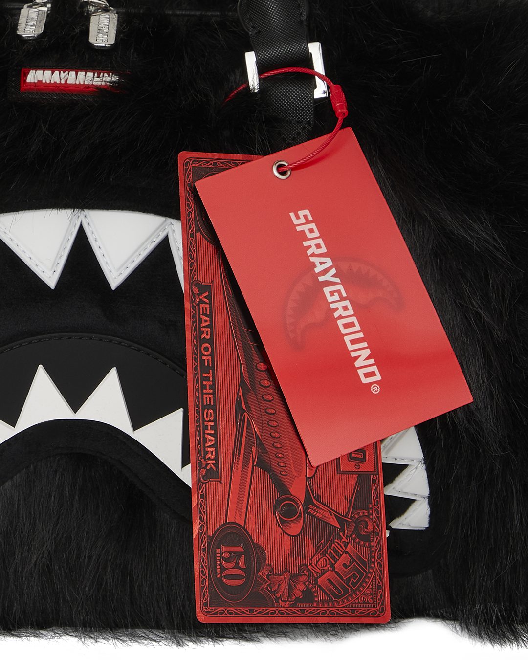 SPRAYGROUND Furzilla Shark (Night) Mini Duffle — product image 12