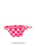 SPRAYGROUND Furzilla Shark (Pink Check) Savvy Crossbody — product image 1