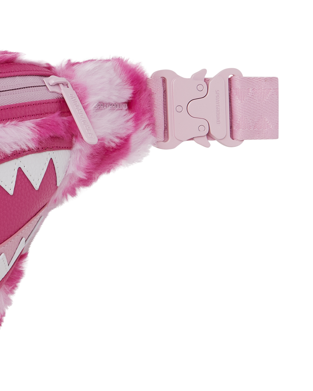 SPRAYGROUND Furzilla Shark (Pink Check) Savvy Crossbody — product image 5