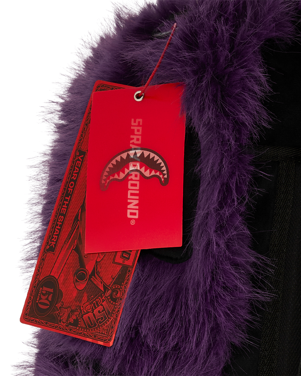 SPRAYGROUND Furzilla Shark (Purp) Backpack — product image 15