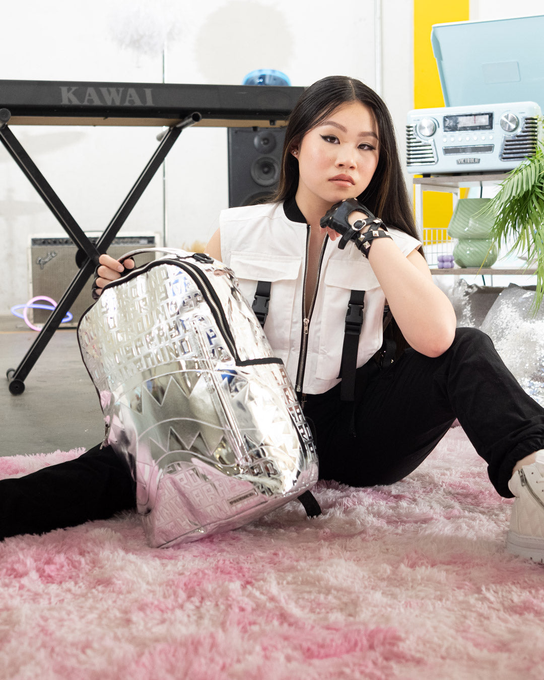 SPRAYGROUND Future Titan (Metallic) Backpack (DLXV) — product image 2