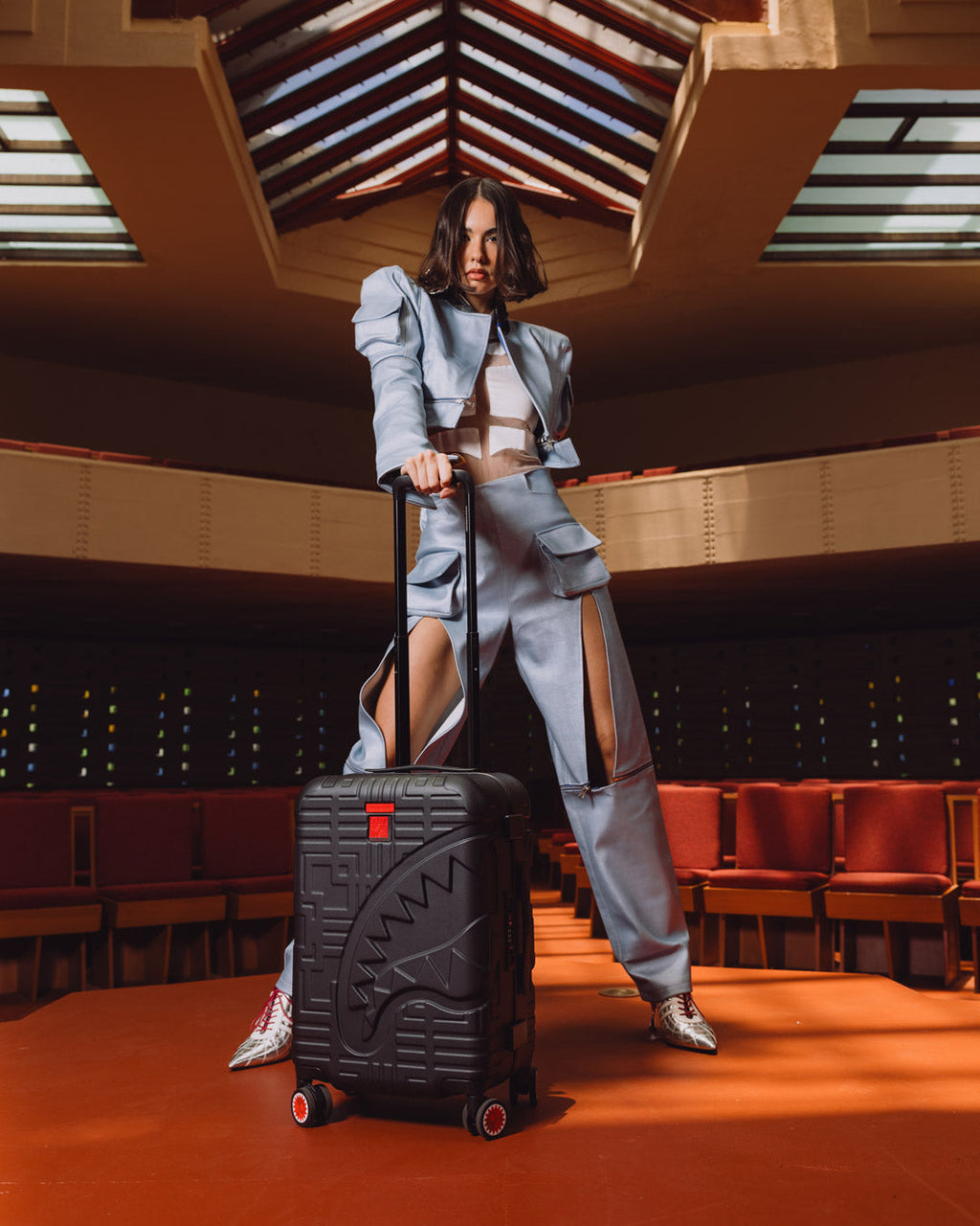 SPRAYGROUND Frank Lloyd Wright Collab Hard Shell Luggage — product image 2