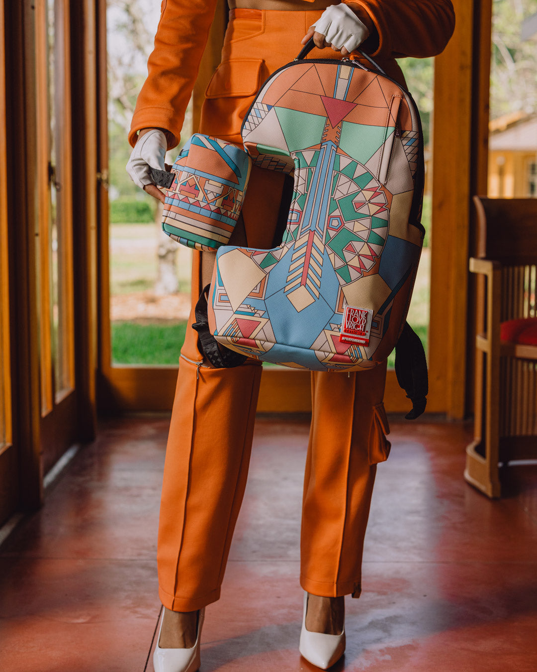 SPRAYGROUND Frank Lloyd Wright Collab Imperial Modular Removable Backpack — product image 4