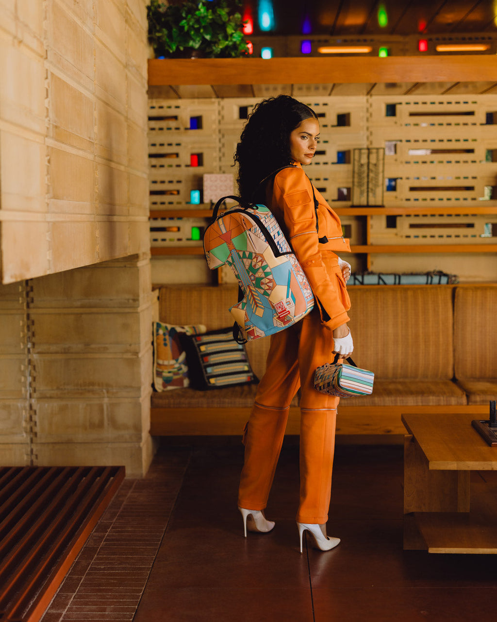 SPRAYGROUND Frank Lloyd Wright Collab Imperial Modular Removable Backpack — product image 6