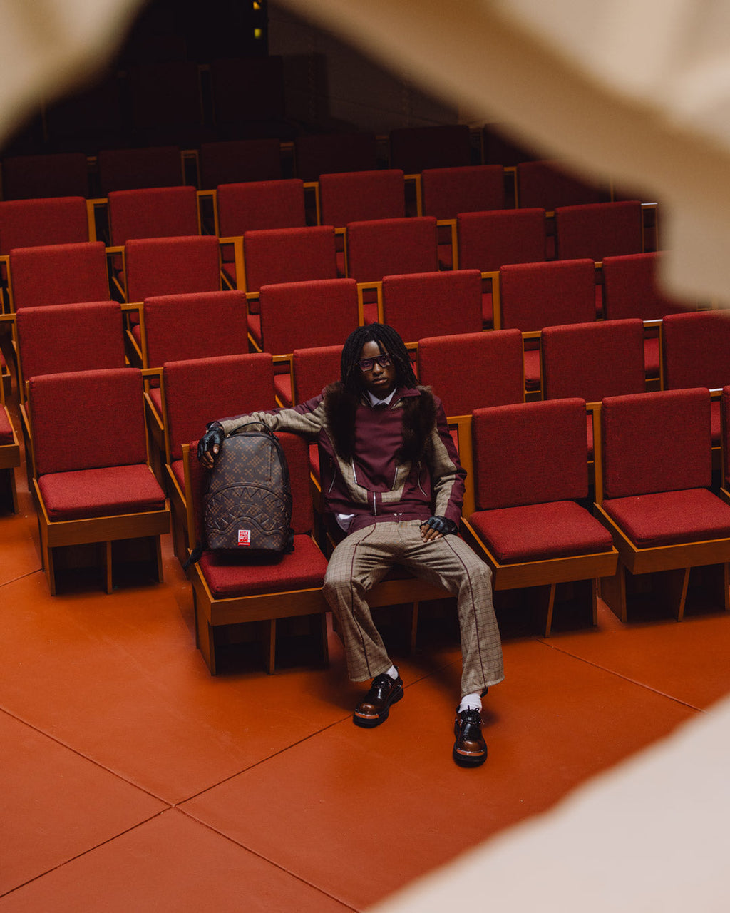 SPRAYGROUND Frank Lloyd Wright Collab Imperial Squares DLXSV Backpack — product image 6