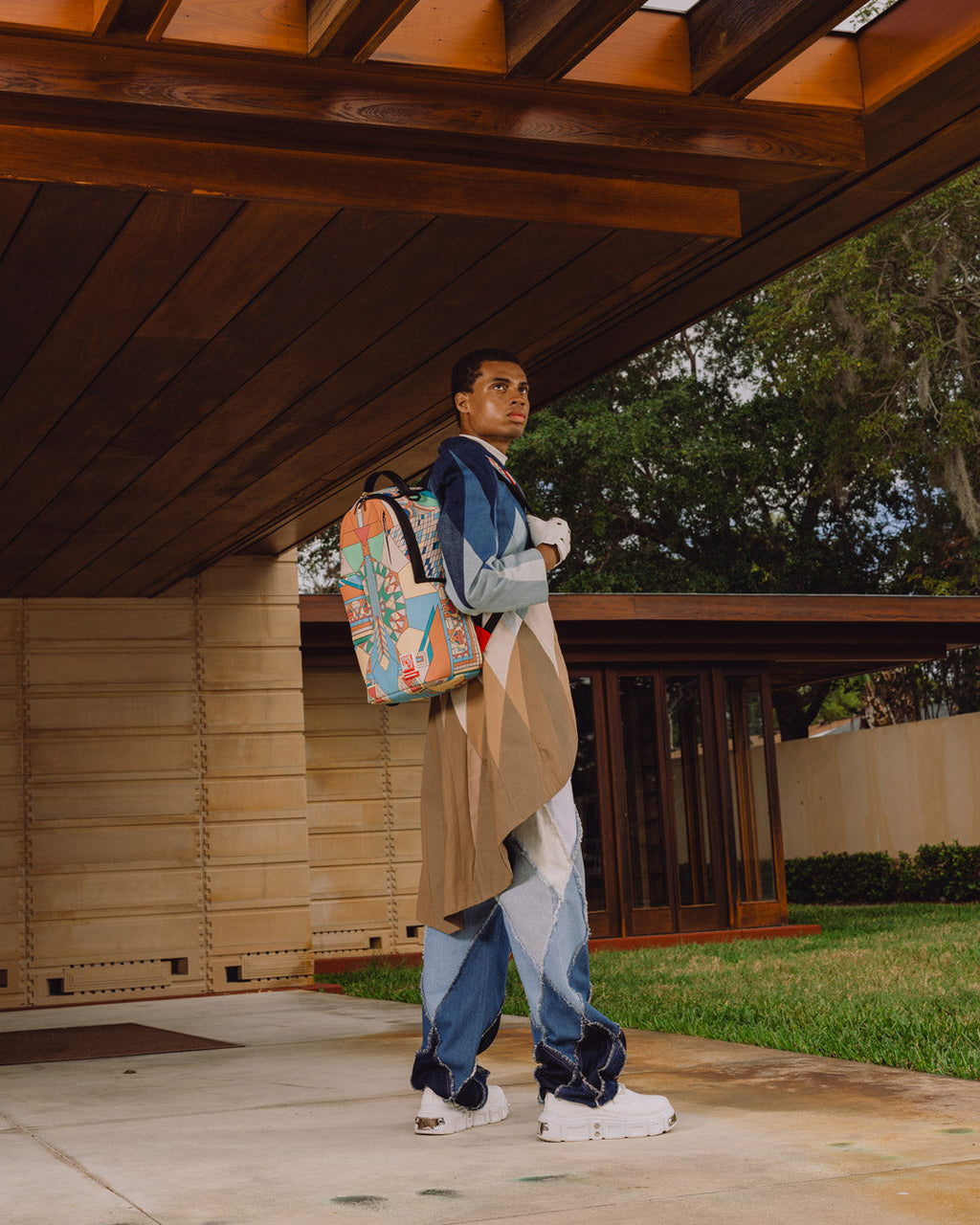SPRAYGROUND Frank Lloyd Wright Collab March Balloons Backpack — product image 4