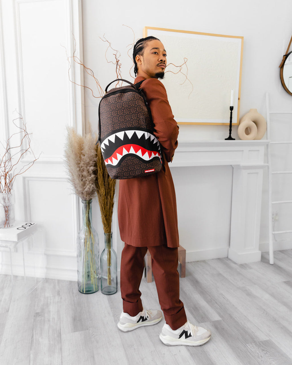 SPRAYGROUND Frenzy Sharks Backpack (DLXV) — product image 2