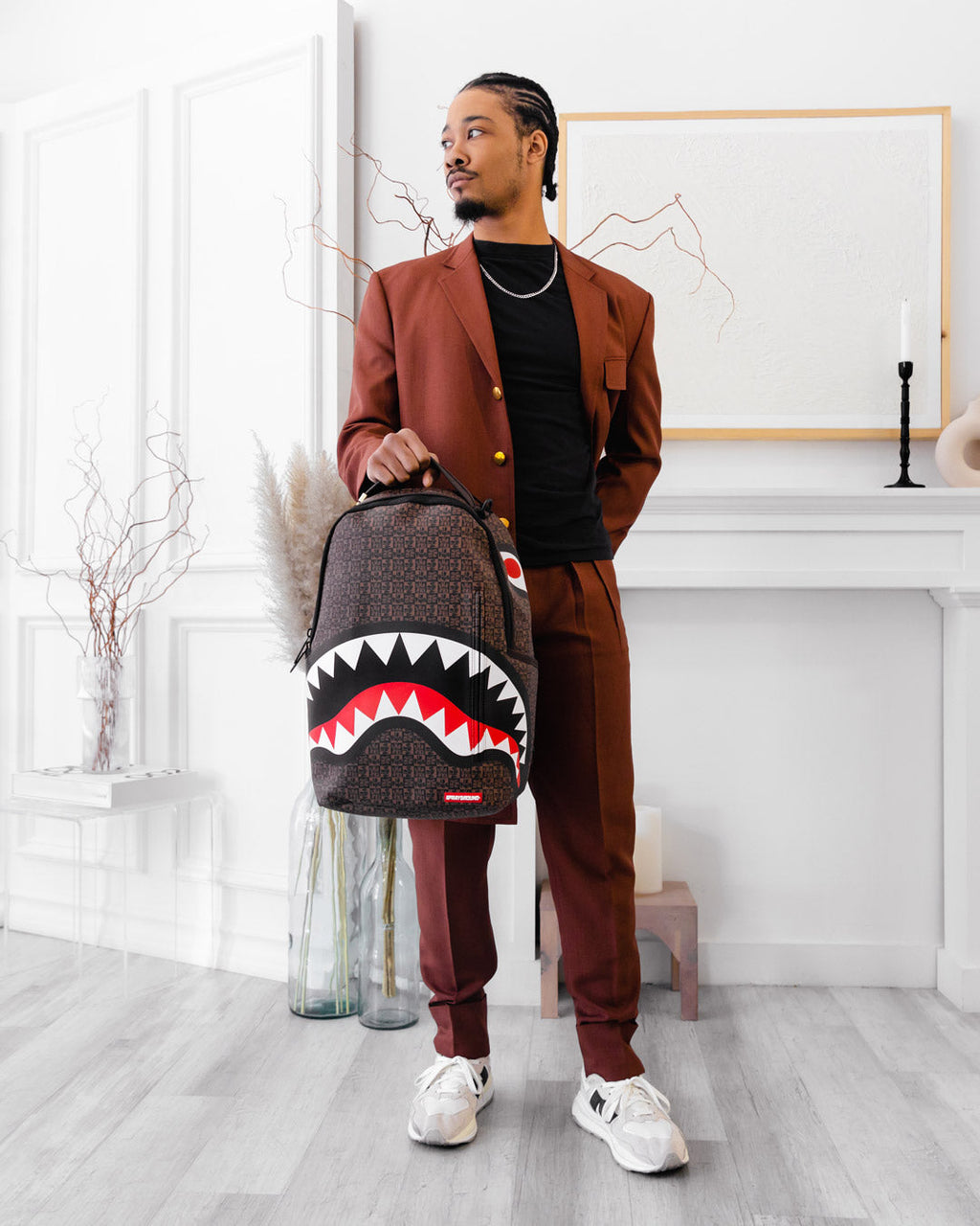 SPRAYGROUND Frenzy Sharks Backpack (DLXV) — product image 4