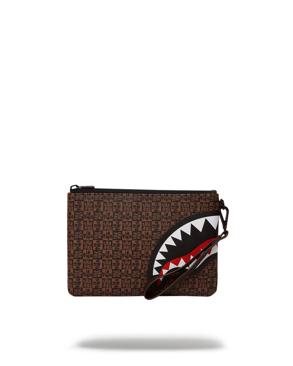 SPRAYGROUND Frenzy Sharks Crossover Clutch — product image 1