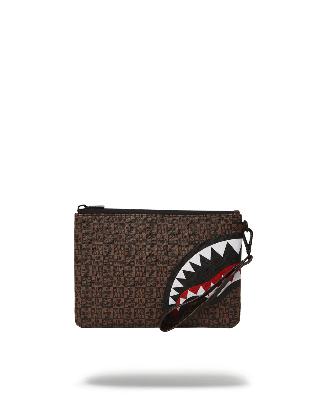 SPRAYGROUND Frenzy Sharks Crossover Clutch — product image 1