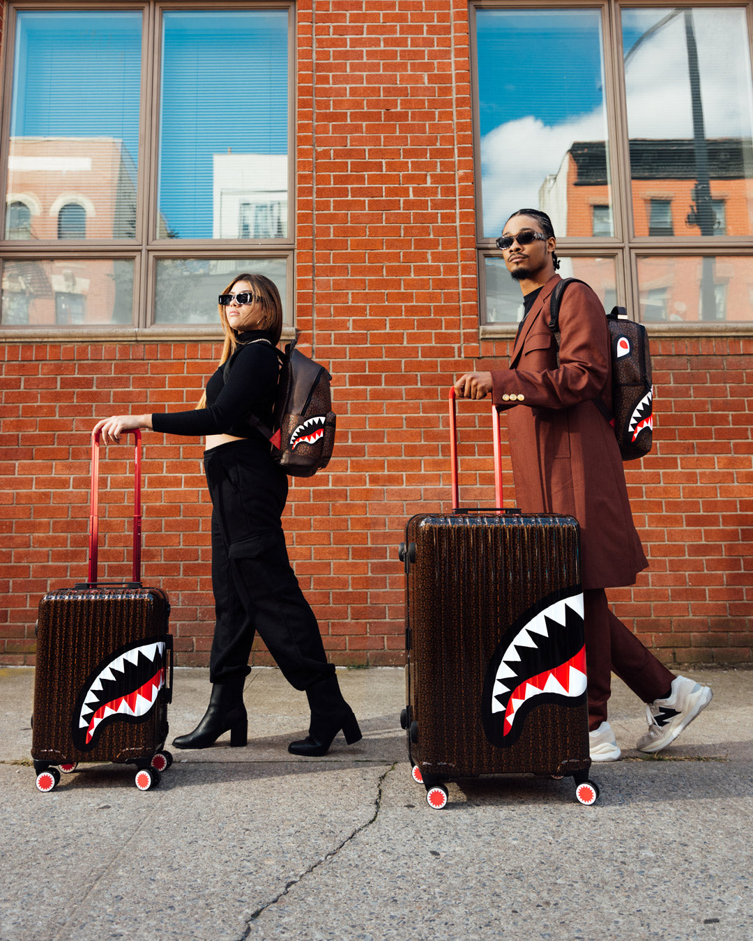 SPRAYGROUND Frenzy Sharks Sharknautics Hardshell Carry-On Luggage — product image 2