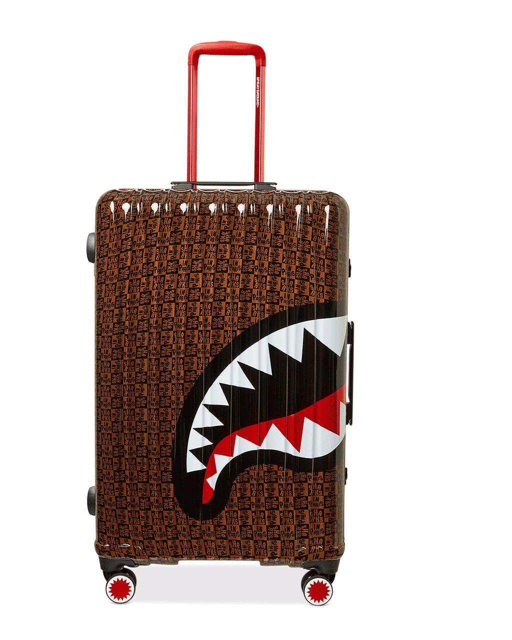 SPRAYGROUND Frenzy Sharks Sharknautics Hardshell Full-Size Luggage — product image 1