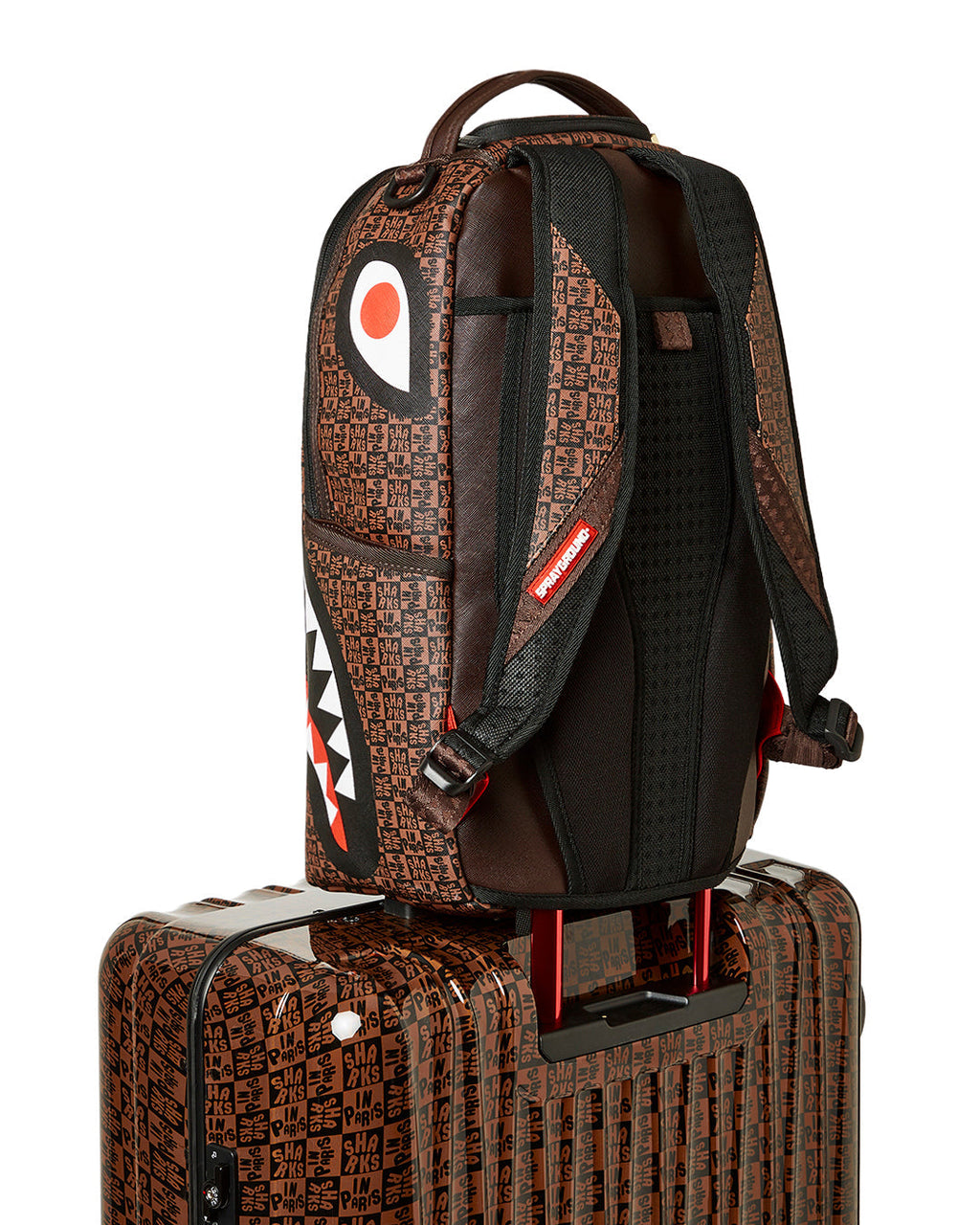 SPRAYGROUND Frenzy Sharks Sharknautics Hardshell Full-Size Luggage — product image 16